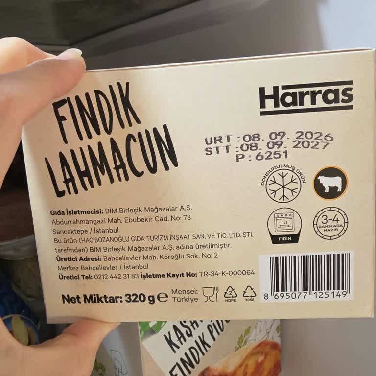 Harras Fındık Lahmacun’da Salmonella Zehirlenmesi Çocuğumun Hastalanmasına Neden Oldu