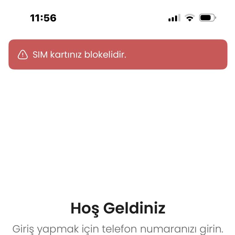 Sim Kartı Blokajı SMS Doğrulaması Ve Doa Girişi Sorunu