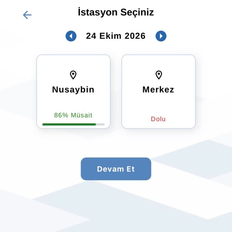 Muayene Randevusunun Hızlı İleri Alınması Talebi