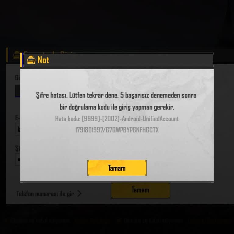 Ödeme Yaptığım Oyun Hesabında Şifre Hatası Ve WhatsApp Engel Sonrası İade Talebi