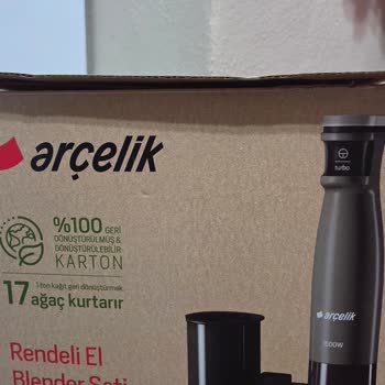 Arçelik Blender Seti Servisten Kırık Ve Kirli Parçalarla Geri Döndü