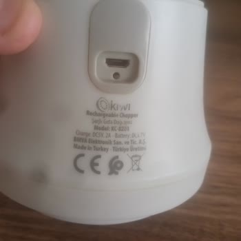 Kiwi KC-8203 Şarjlı Rondo Haznesi Çatladı Ve Garanti Kapsamında Değişim Talebi
