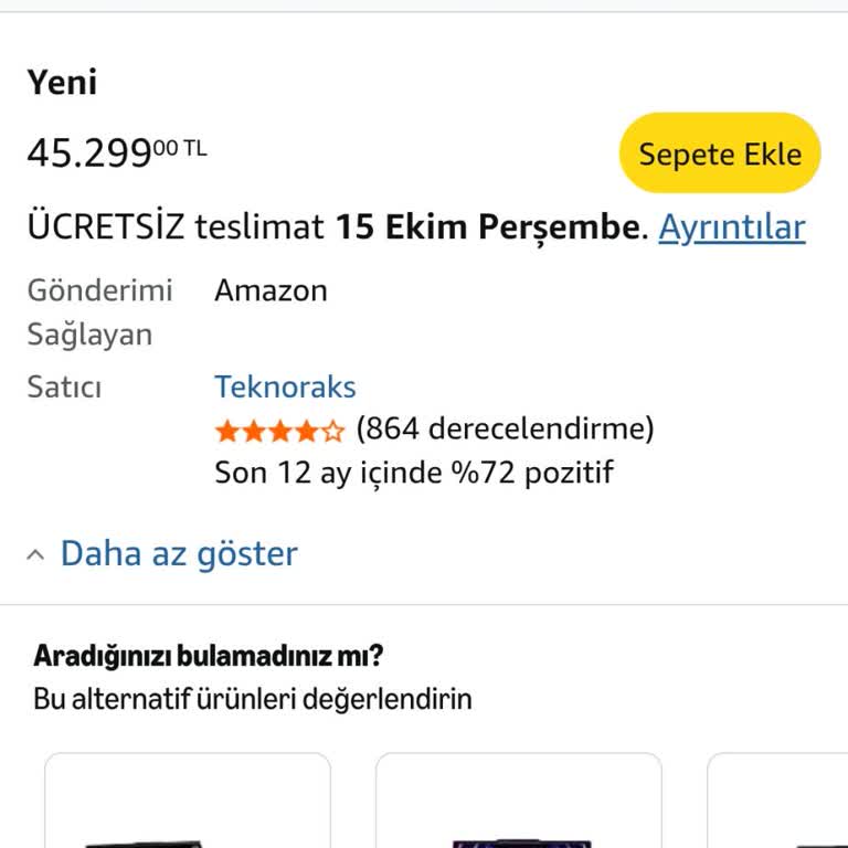 Sipariş İptali Sonrası Ürün Fiyatı Artışı Ve Amazon Müşteri Hizmetlerine Ulaşılamaması
