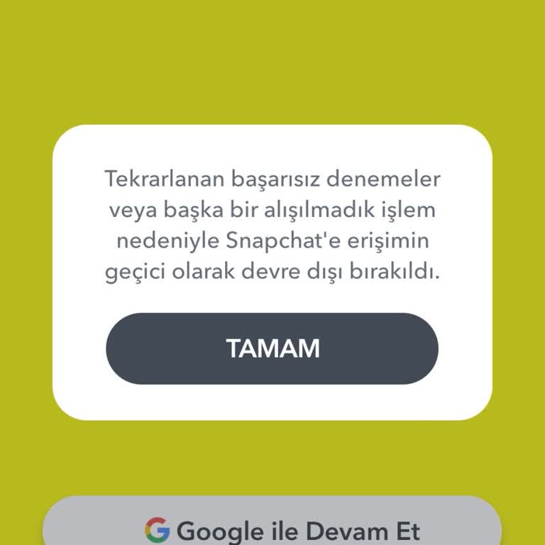 Snapchat Hesabımda Giriş Engeli: Üç Aylık Kısıtlama Ve Açıklama Talebi