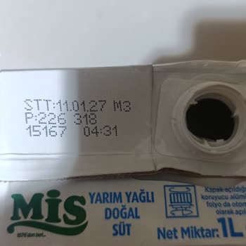 Şok Markette Satın Alınan Mis Süt Bozuk Çıktı Ve Açıklama Talebi