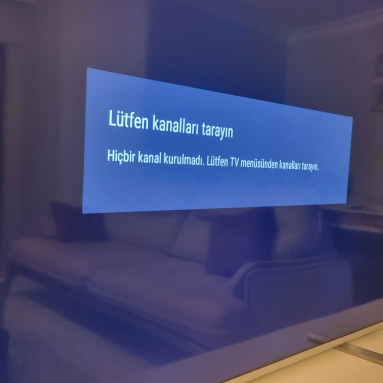 Philips 65 İnç OLED Televizyonun Uydu Kanalı Kurulamıyor Ve Ücretli Servis Talebi