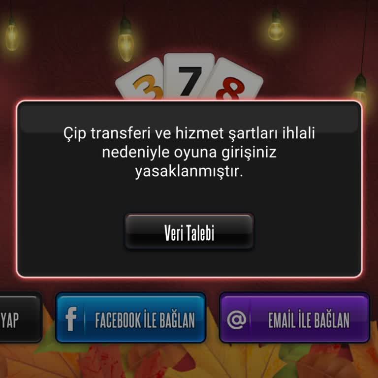 Okey Plus’da Hile Şüphesiyle Yanlış Giriş Yasağı