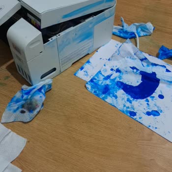 Epson Yazıcıda Mürekkep Sızıntısı Ve Destek Eksikliği Nedeniyle Ücretsiz Değişim Talebi