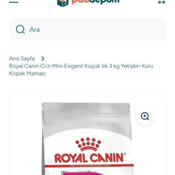 Patidepom’dan Orijinal Olmayan Royal Canin Mini Exigent Maması İçin İade Ve Değişim Talebi