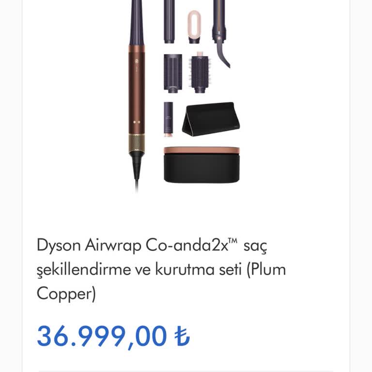Dyson Airwrap Coanda 2X Siparişinde Hediye Seyahat Çantası Eksik