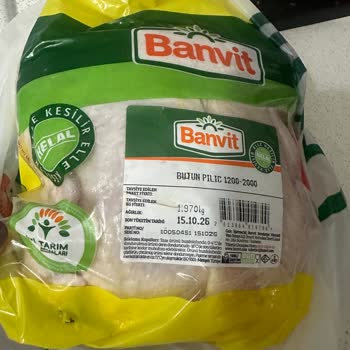 Getir Büyük’ten Banvit Piliç Ürününün Sırılsıklam Ve Kötü Kokulu Teslimatı