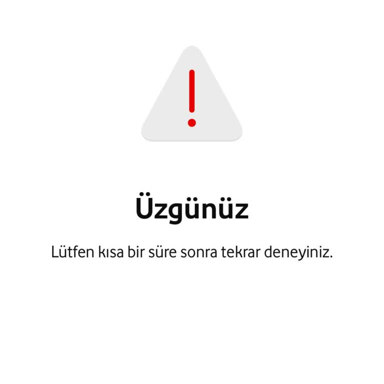 Vodafone’da Faturalı Tarife Görünmemesi Ve Sürekli Hata Mesajı Üzerine Uzun Süreli Mağduriyet
