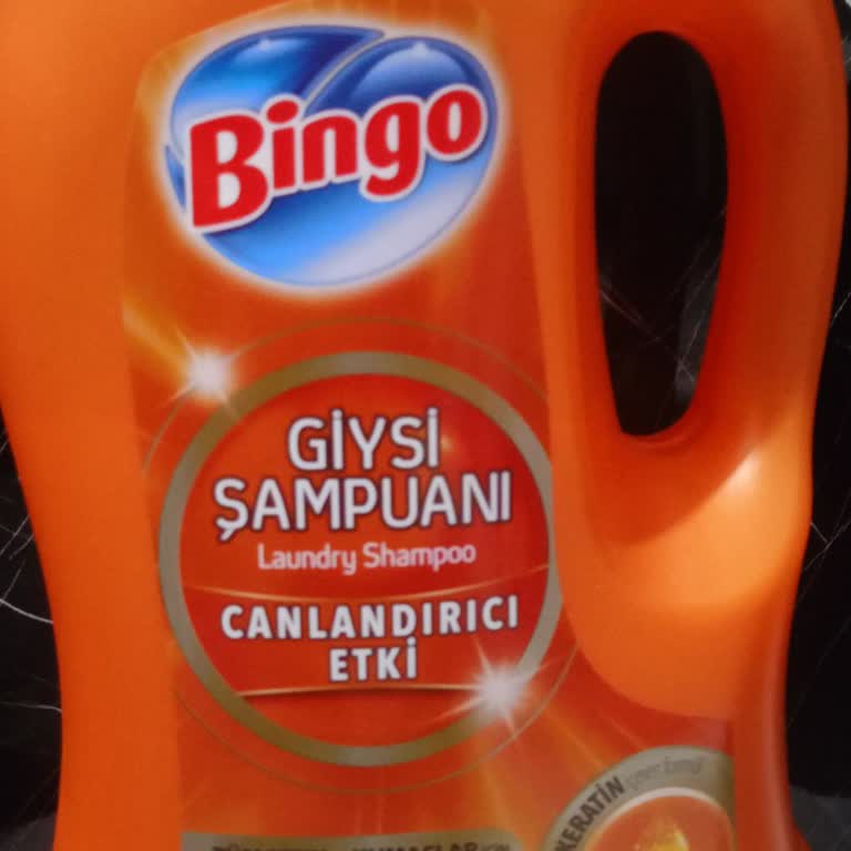 Bingo Turuncu Giysi Şampuanı Kötü Koku Veriyor, Yanıt Bekliyor