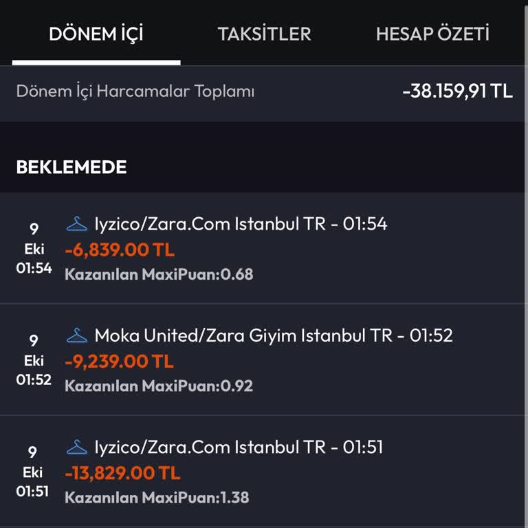 İyzico Zara.com'da Yetkisiz Kredi Kartı Çekimi ve 20.668 TL İade Talebi
