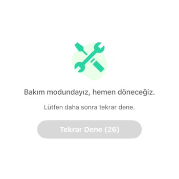 Dolap Uygulamasına Giriş Hatası Hesabım Kapalı Ve Sipariş Takibi Engellendi