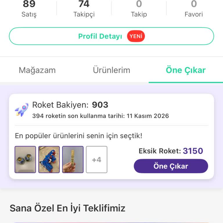 Satın Alınan Roketler Hesaptan Silindi, Geri Dönüş Ve İade Talebi