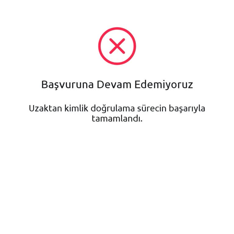 Kolay Mobil Bankacılık Hesap Açılışında ‘Başvuruna Devam Edemiyoruz’ Hatası Ve Çözüm Bulamama