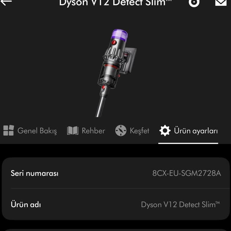 Dyson V12 Detect Absolute Süpürge Sürekli Arızalar Ve Değişim Talebi