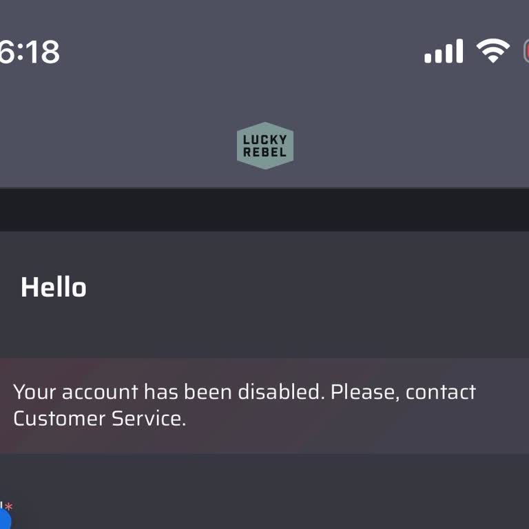 Lucky Rebel Account Permanently Blocked For No Reason, Please Unblock Me!