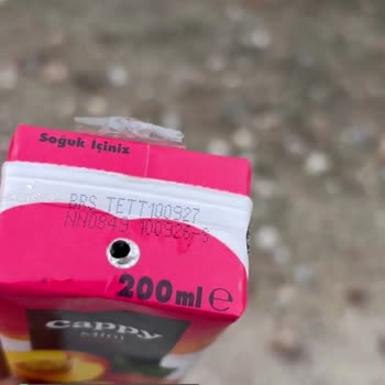 Cappy Meyve Suyu İçeriği