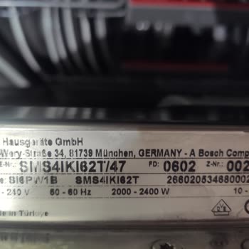 Bosch Bulaşık Makinesinde Bardak Lekeleri Sorunu Ve Servisin Çözüm Üretememesi