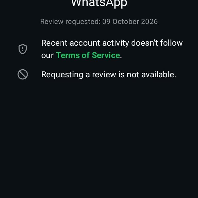 WhatsApp Account Ban