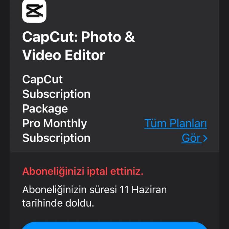 Capcut Pro Üyeliği İptal Edilmiş Olmasına Rağmen Sürekli Ücret Çekme Denemeleri