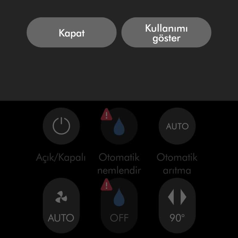 Dyson Purifier Humidify + Cool Formaldehyde Cihazında Sürekli Derin Temizlik Uyarısı