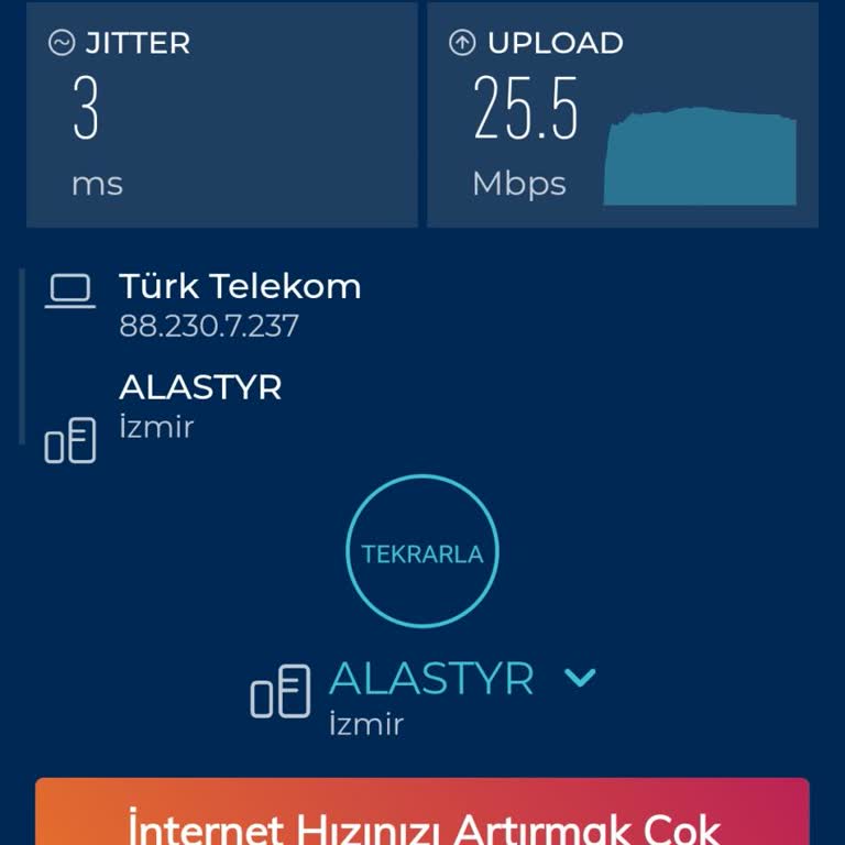 Türk Telekom 300 Mbps Pakette Sürekli Hız Düşüklüğü Ve Çözüm Talebi