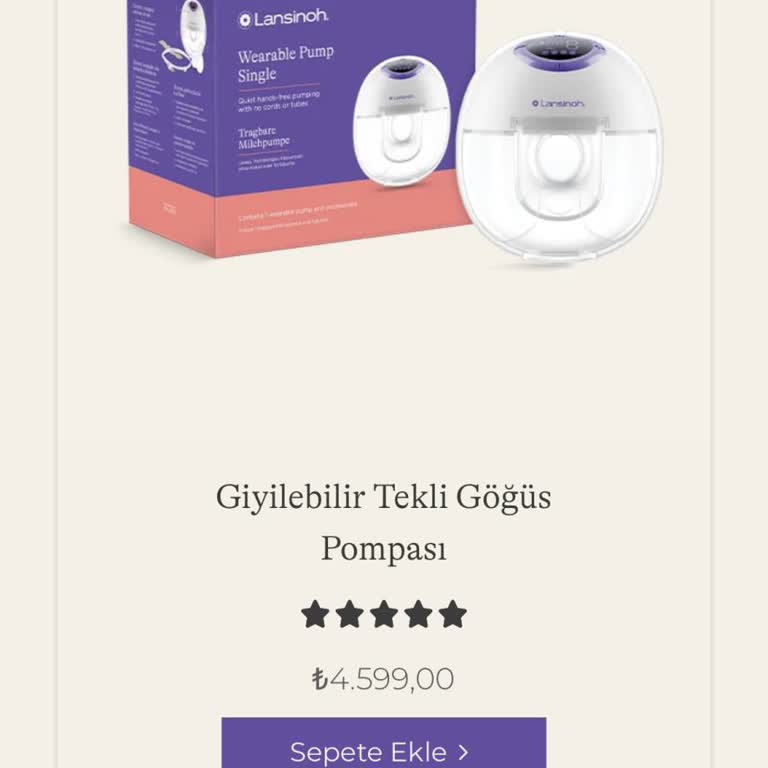 Lansinoh Göğüs Pompası Süt Sızıntısı Ve Değişim Talebi