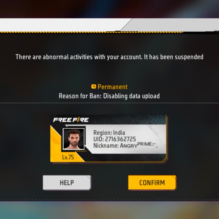 Free Fire Max “Disabling Data Upload” Error