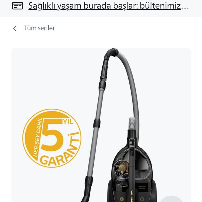 Philips Süpürge Kutu Üzerindeki 2 Yıl Garantisi, Web Sitesindeki 5 Yıllık Vaadiyle Çelişiyor