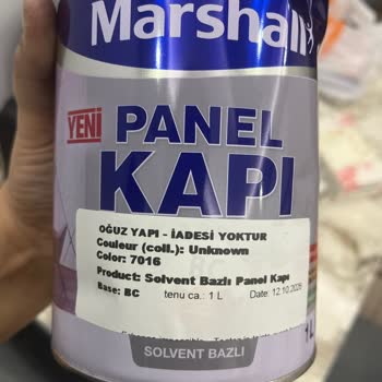 Marshall Yeni Panel Kapı Boyasında Kurumama Ve Çizilme Sorunu