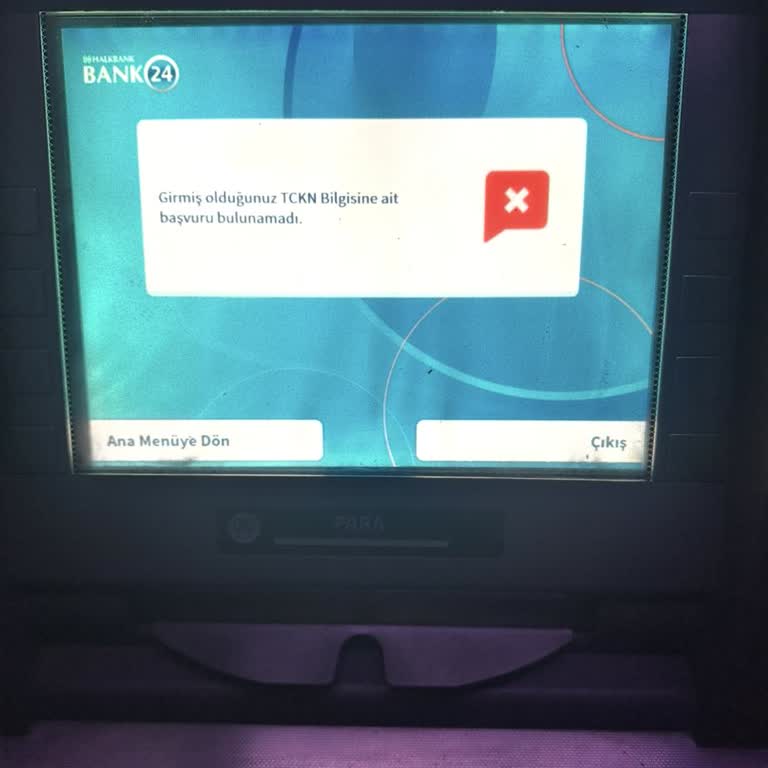 Halkbank ATM'sinde TOKİ Başvuru Ücretinin İadesi Alınamadı