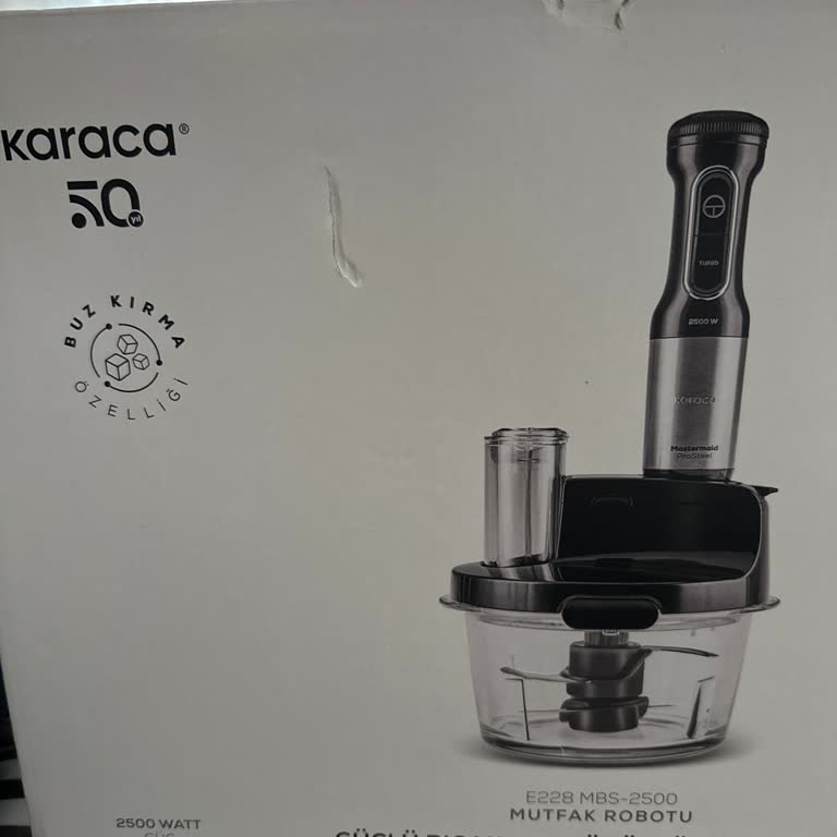 Karaca Mastermaid Prosteel Blender Motoru Aniden Durdu, Garanti Değişimi Talep Ediyorum