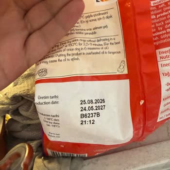 A101'den Aldığım Superfresh Soğan Halkası Erimiş Çıktı, Gıda Güvenliği Endişesi