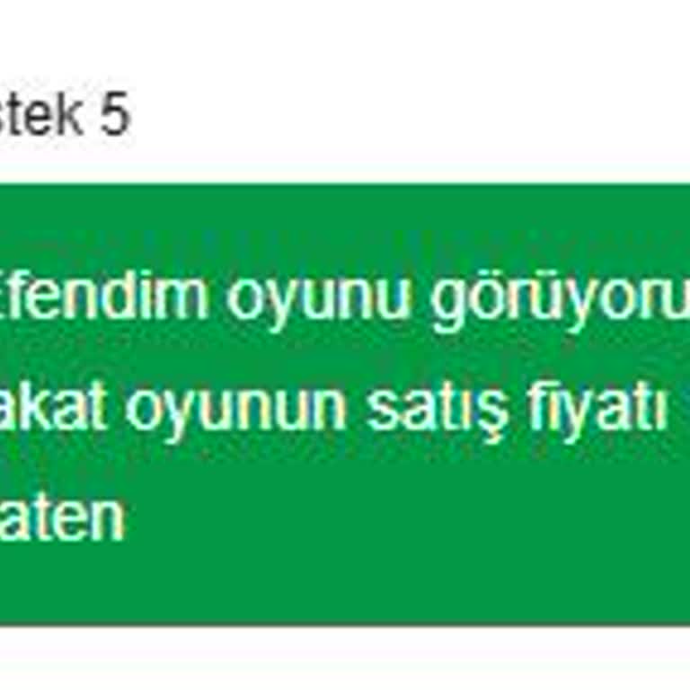 TikTok Görüntüleme Ve Steam Key Paketlerinde Hatalı Ürün Ve Geri Ödeme Talebi