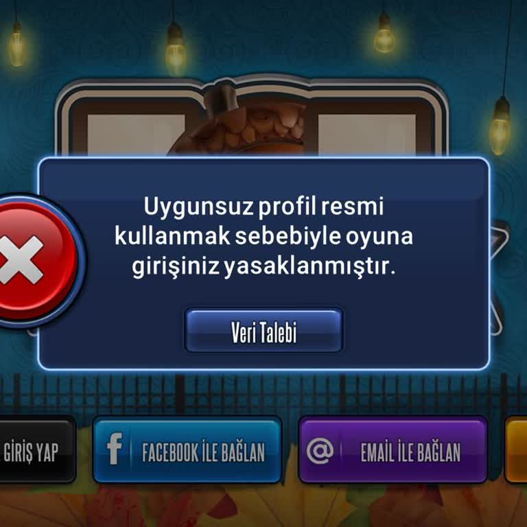 Okey Plus Hesabım Uygunsuz Profil Resmi Nedeniyle Yanlışlıkla Engellendi