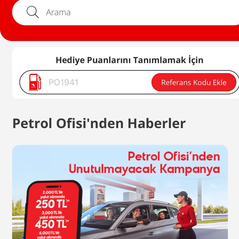 Petrol Ofisi Mobil Uygulamasında Kampanya Puanlarının Başkasına Yüklenmesi Sorunu