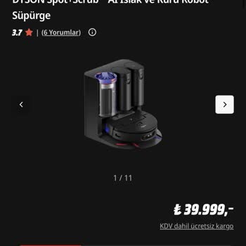 Media Markt Alanya’da Dyson Robot Süpürge İçin 3.000 TL’lik İndirim Farkı İadesi Talebi