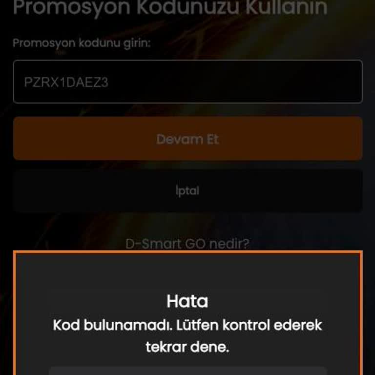 D-Smart GO Hediye Kodunun Aktifleştirilememesi Ve Destek Gecikmesi