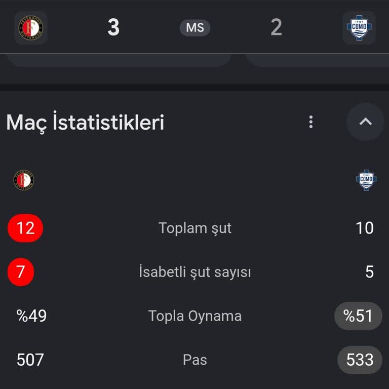 Bilyoner'de Maç Sonrası İstatistik Değişikliği Kuponumu Geçersiz Kıldı