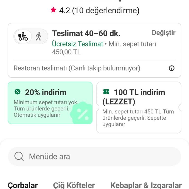 Kapalı Restorandan Sipariş Ve Ödeme İadesi Talebi
