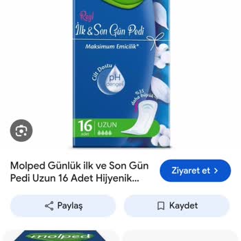 Molped Regl Pedinde Yabancı Sert Parça Ve Hijyen Sorunu
