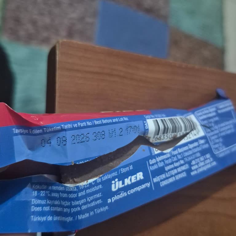 Ülker Dido Nut Ürünün Son Kullanma Tarihi Geçmiş Olması Ve Mide Rahatsızlığı