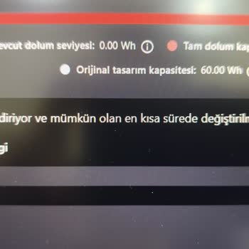 Açık Etiketli Notebookta Arızalı Batarya Ve Gecikmiş İade Süreci