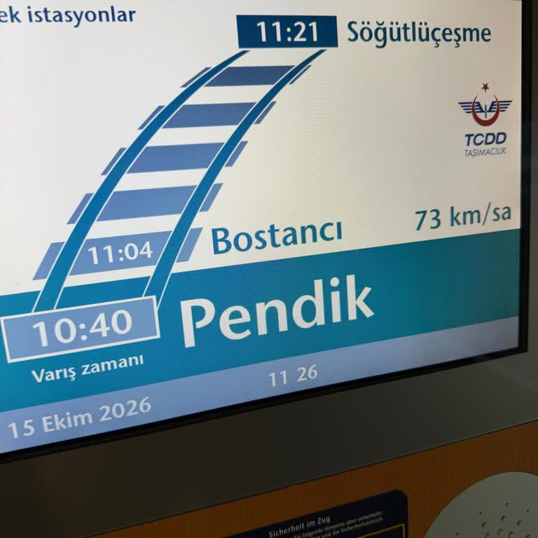 TCDD Taşımacılık YHT Konya İstanbul Seferinde Sürekli Gecikme Ve Bilgilendirme Eksikliği