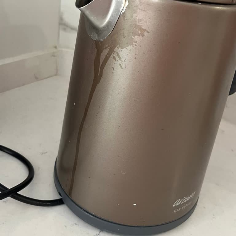 Arzum Çay Sefası Çay Makinesinde Renk Atması Ve Sızdırma Sorunu