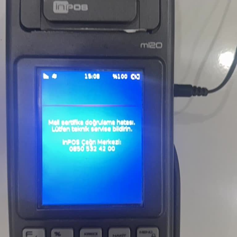 İnpos Pos Cihazı Arızası Ve İlgisiz Servis Şikayeti