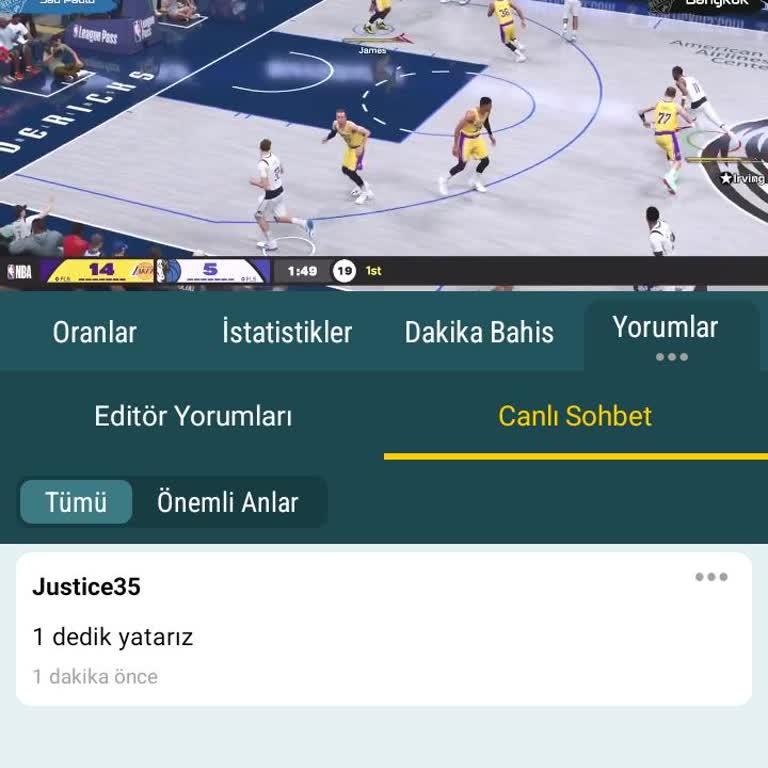 Nesine’de İlk Periyot Bahisinin Hatalı Sonuçlandırılması Ve 5.500 TL Ödemenin Talebi